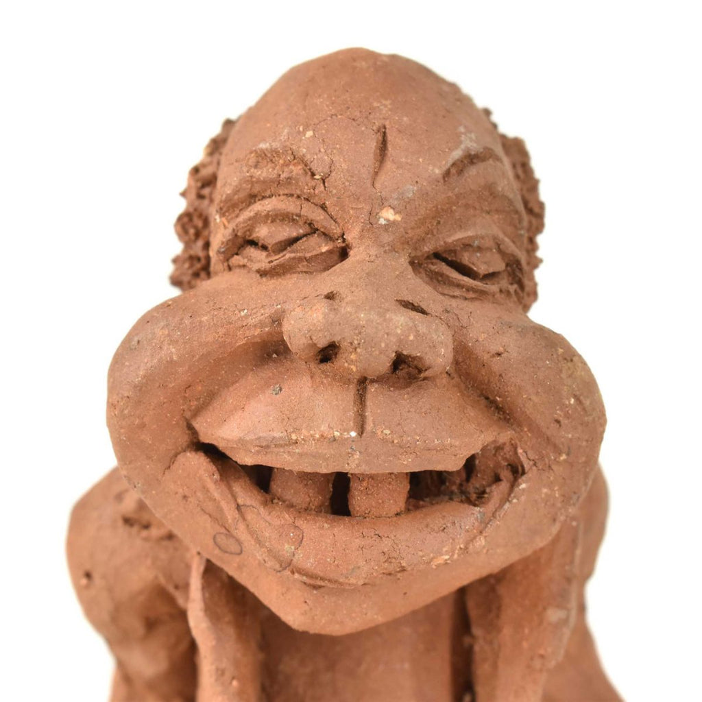 Smiling Male Clay Figure Malawi