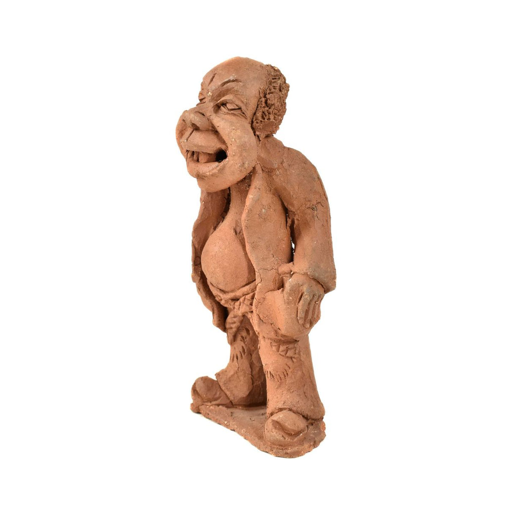 Smiling Male Clay Figure Malawi