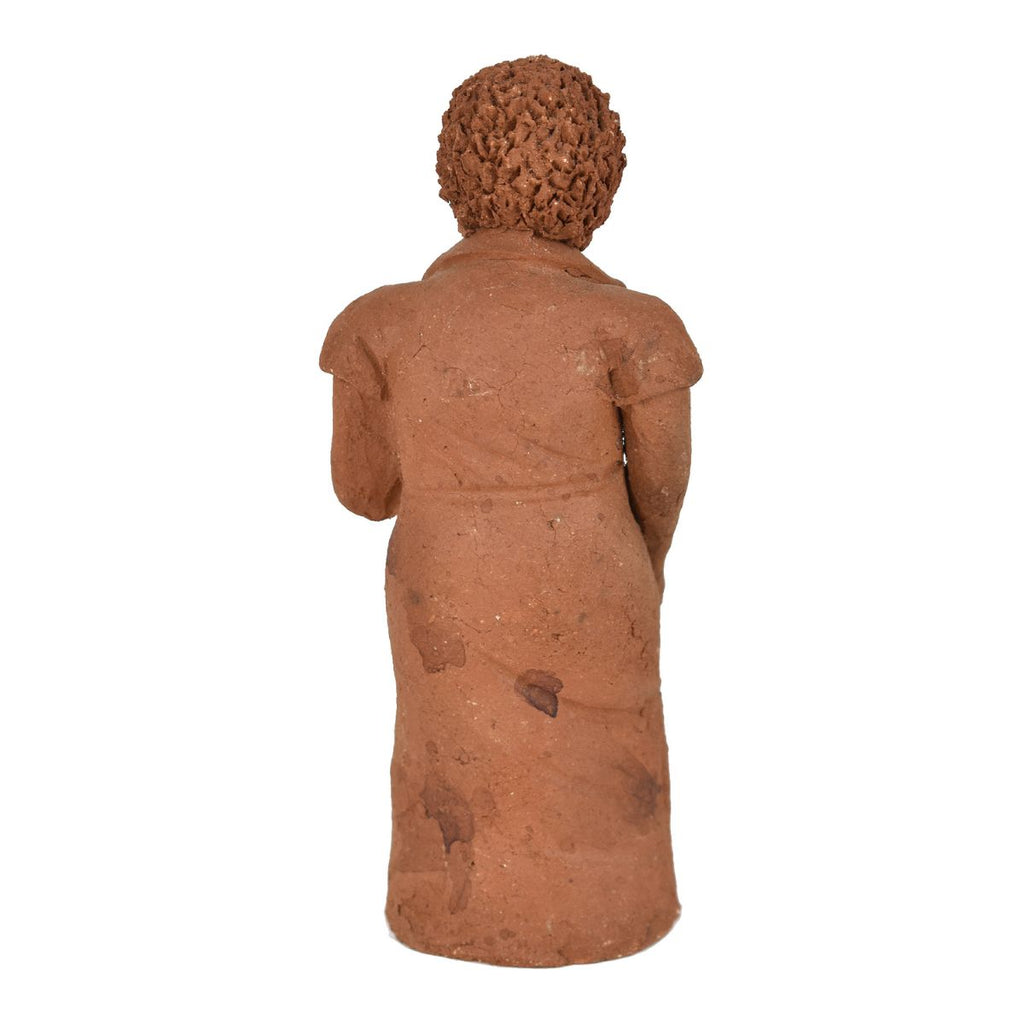 Female with Fish Clay Figure Malawi