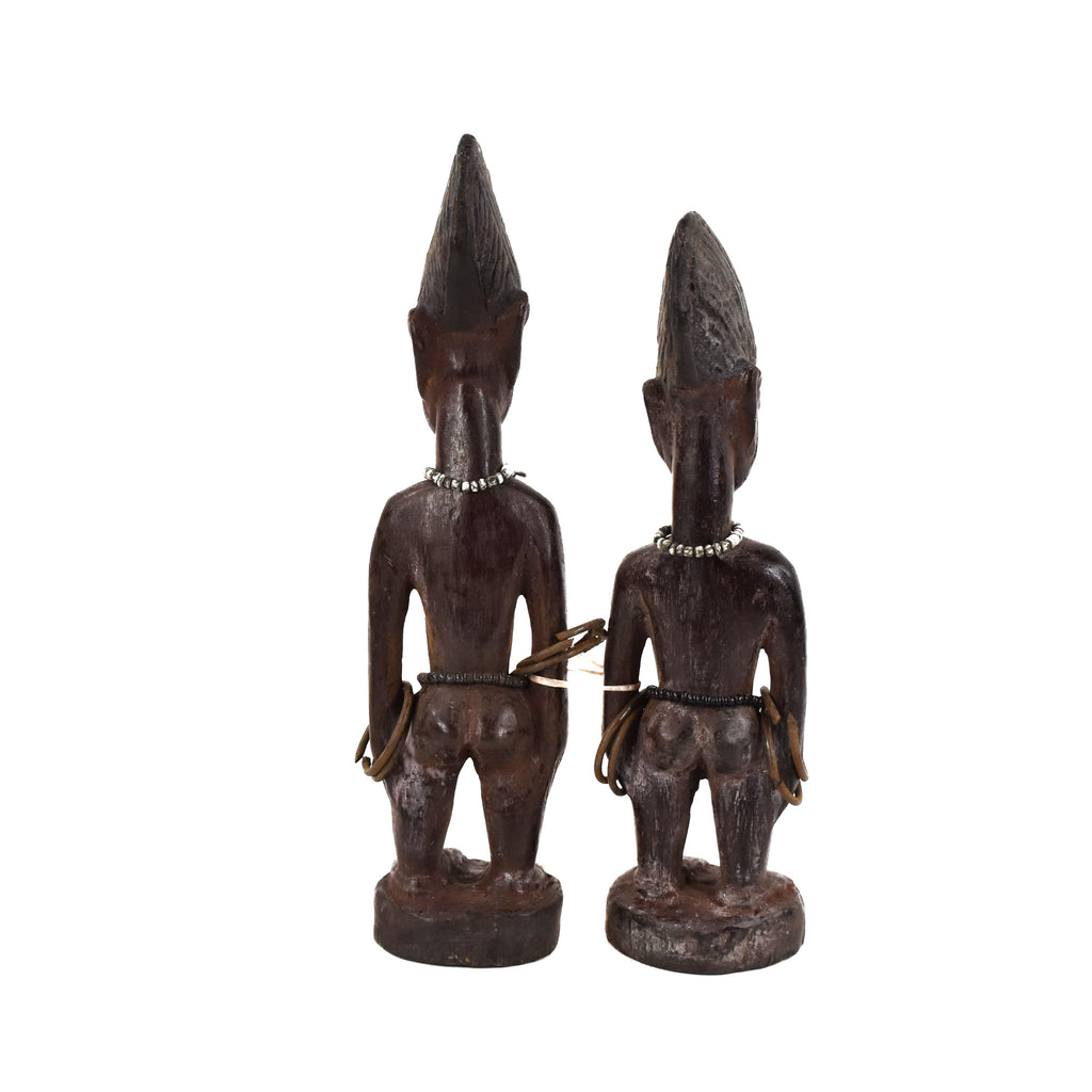 Yoruba Ibeji Pair of Twin Figures 12 Inch Nigeria