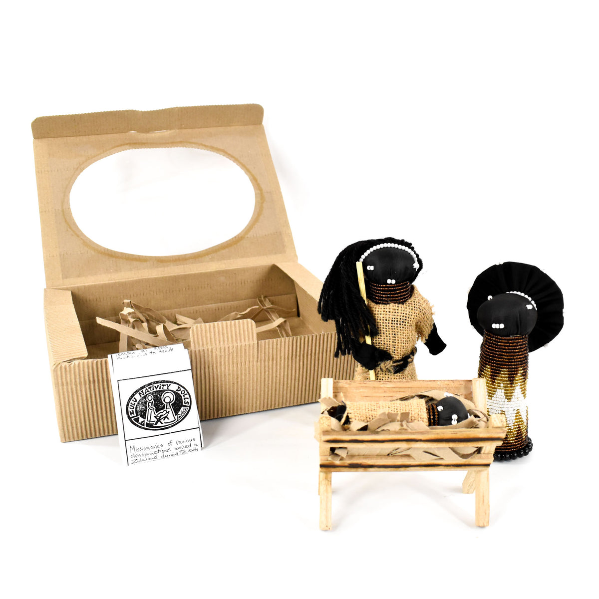 Zulu Nativity Doll Box Set Beaded Figures South Africa Africa Direct