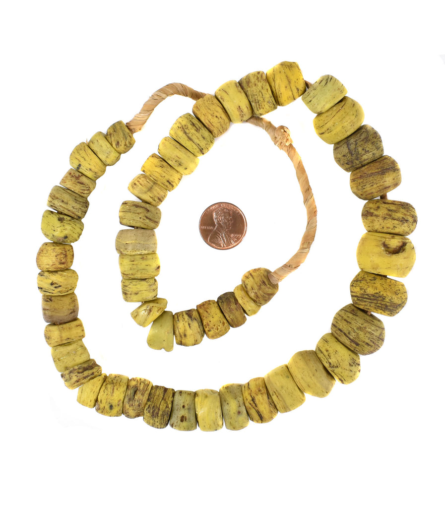 Yellow Hebron Trade Beads