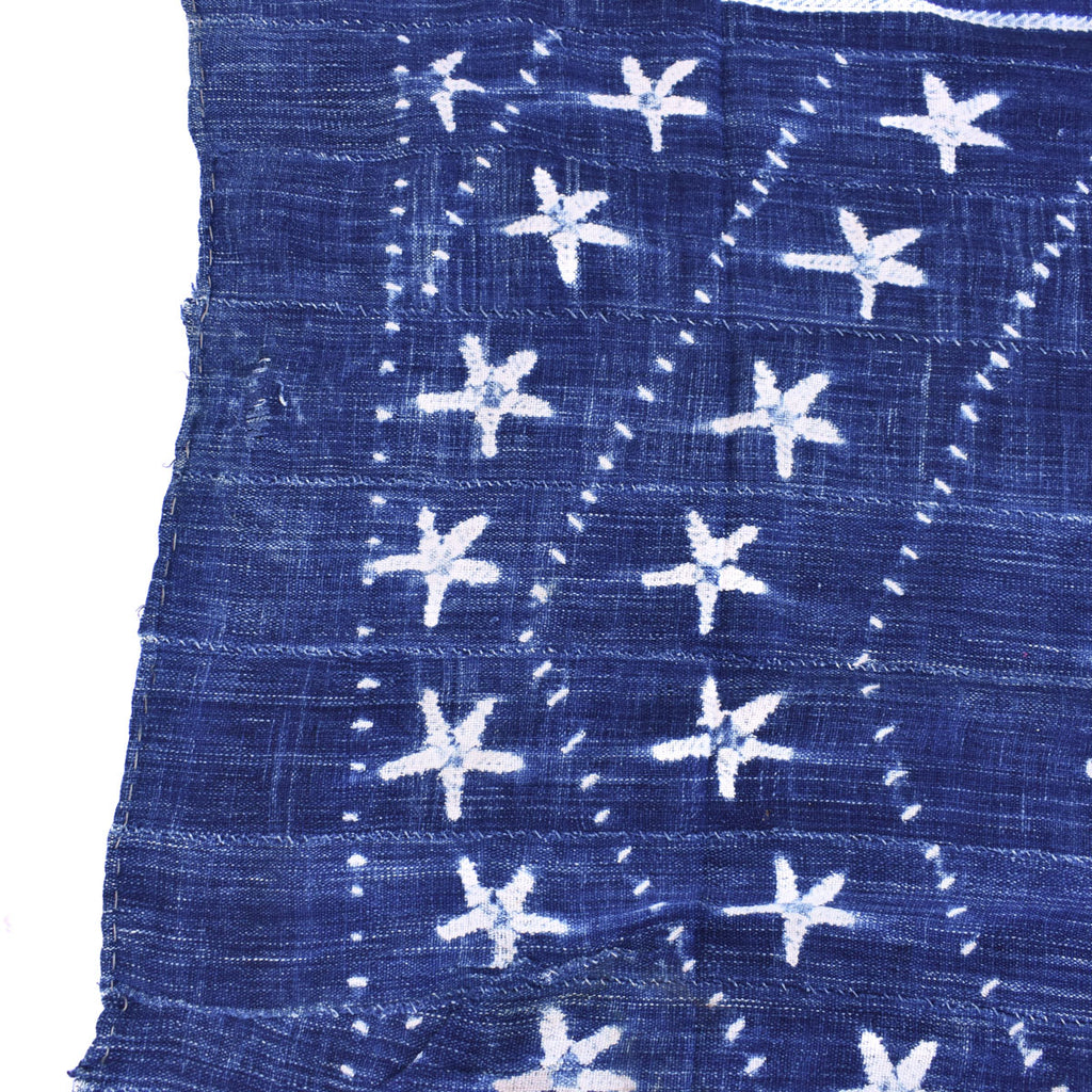 Indigo Navy Blue African Dogon or Mossi Textile