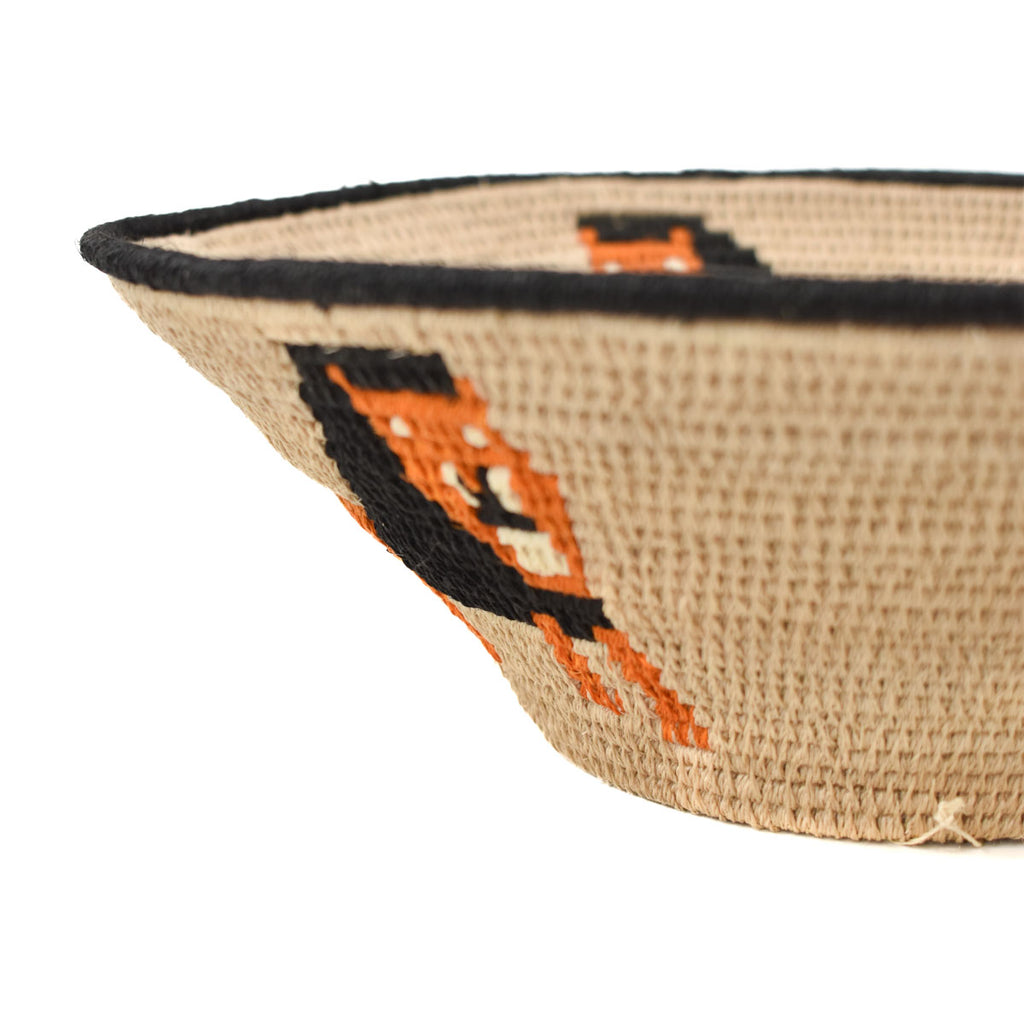 Lion Agave Sisal Handwoven Basket Eswatini
