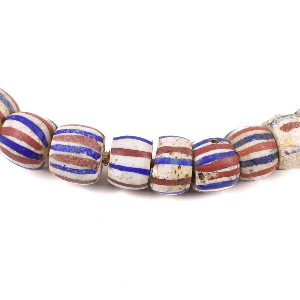 American Flag Venetian Trade Beads Sidley Collection