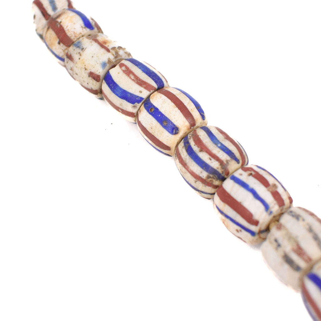 American Flag Venetian Trade Beads Sidley Collection