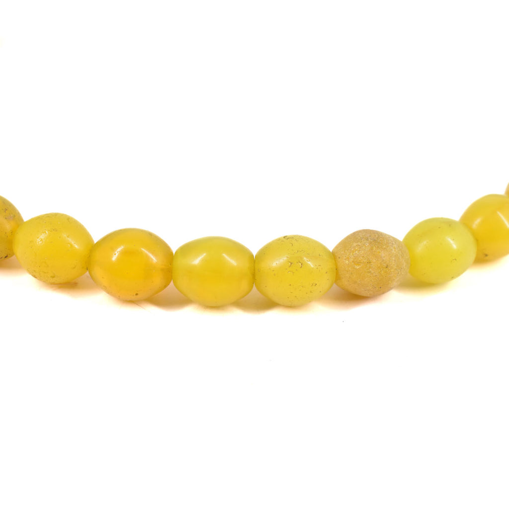 Yellow Pigeon Egg Venetian Trade Beads