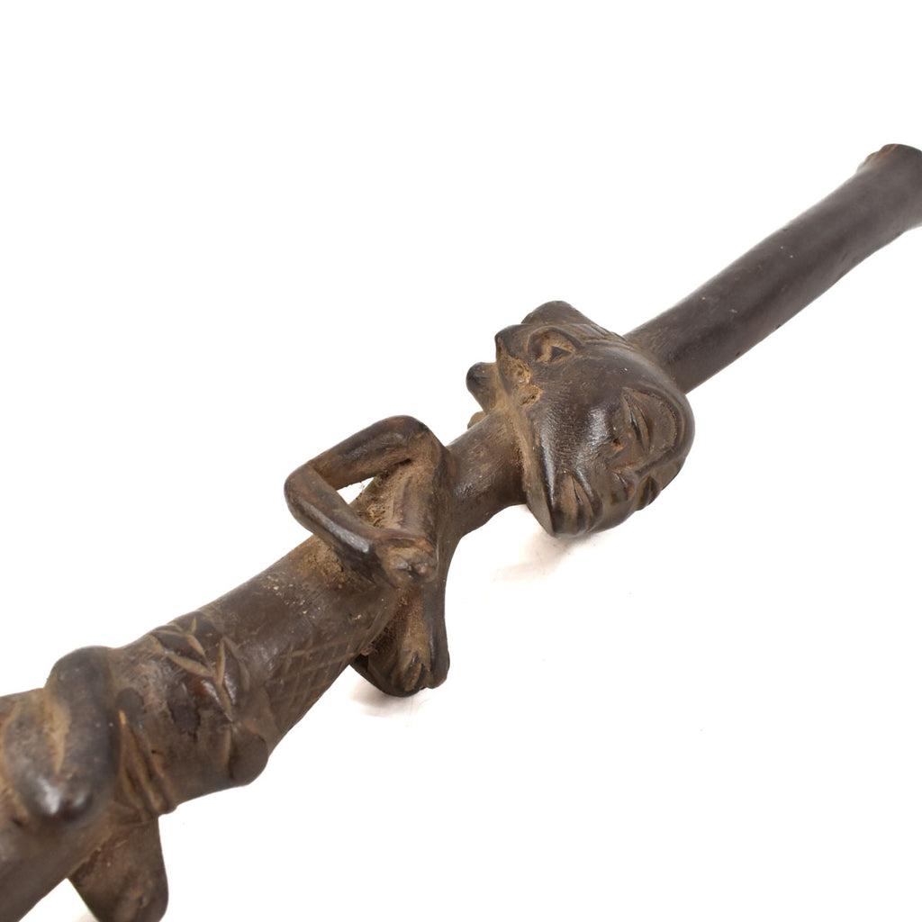 Luba Ceremonial Figural Knife Congo