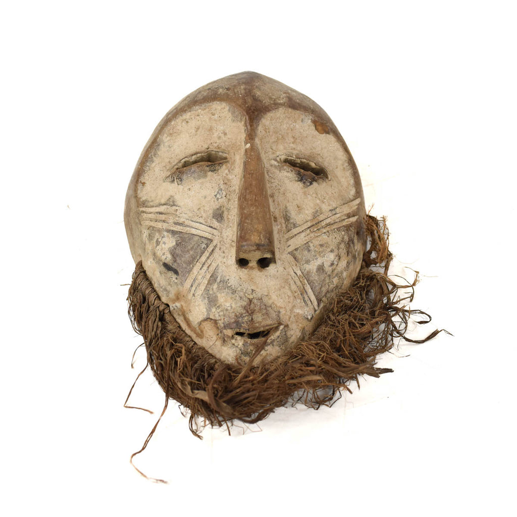 Lega Mask with Beard Congo
