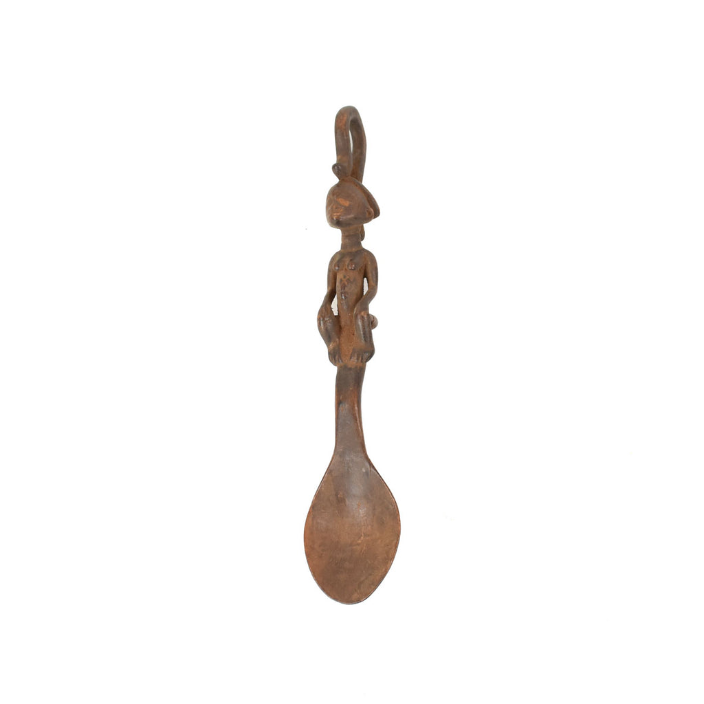 Luba Figural Spoon Congo