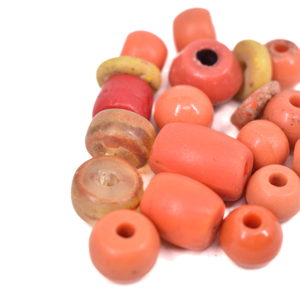 1 9 Mock Coral Trade Beads