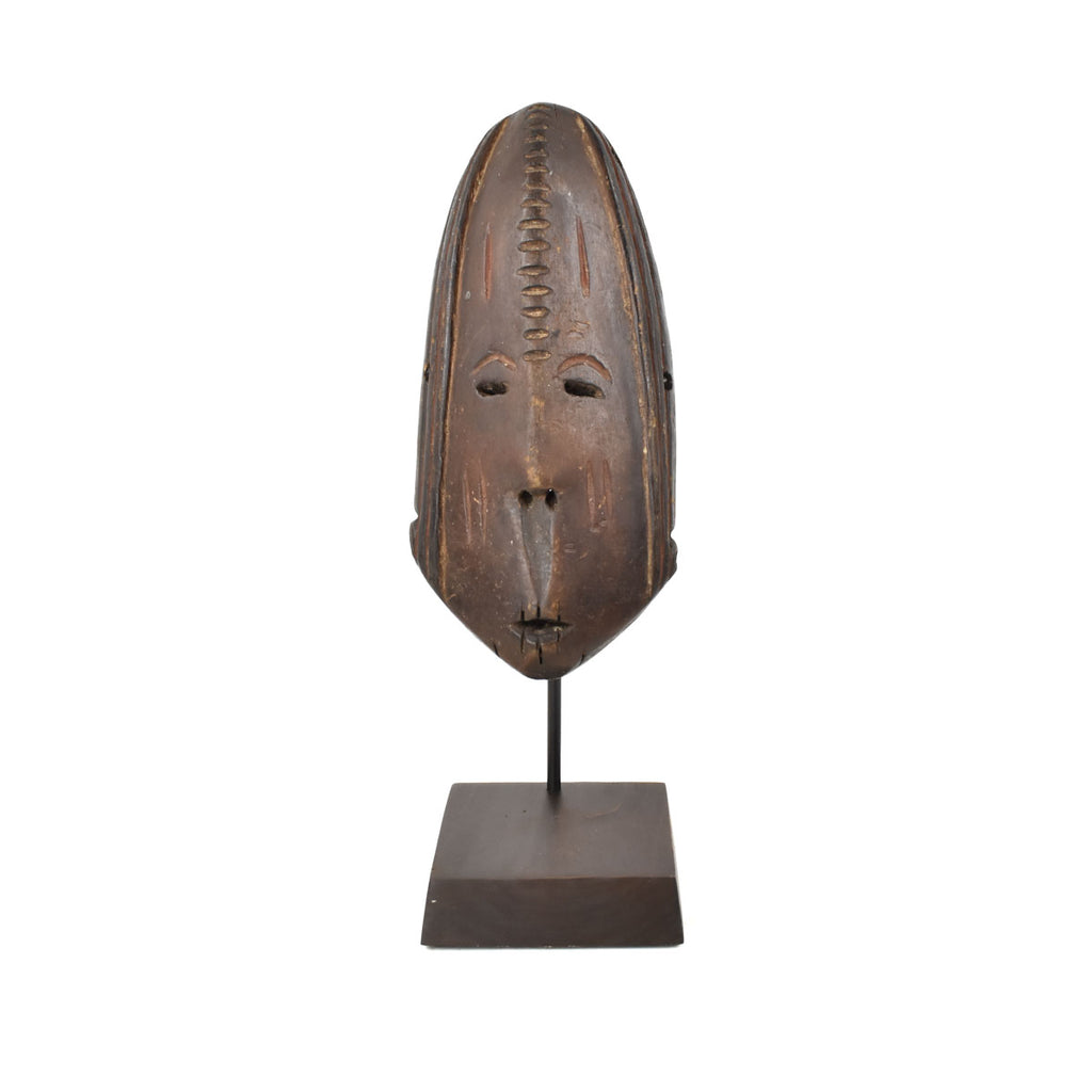 Azande Mask on Custom Stand Congo