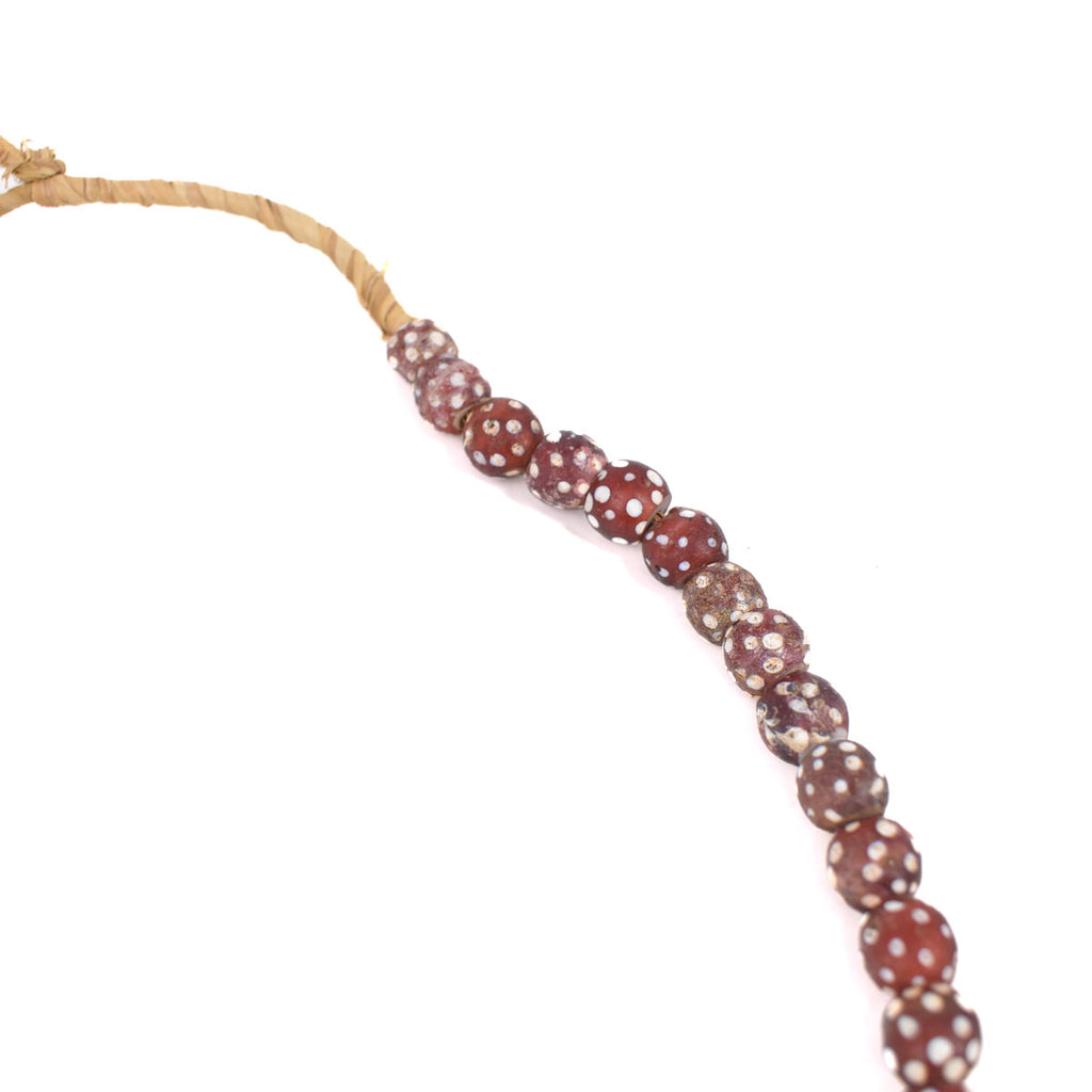 Red Skunk Venetian Trade Beads