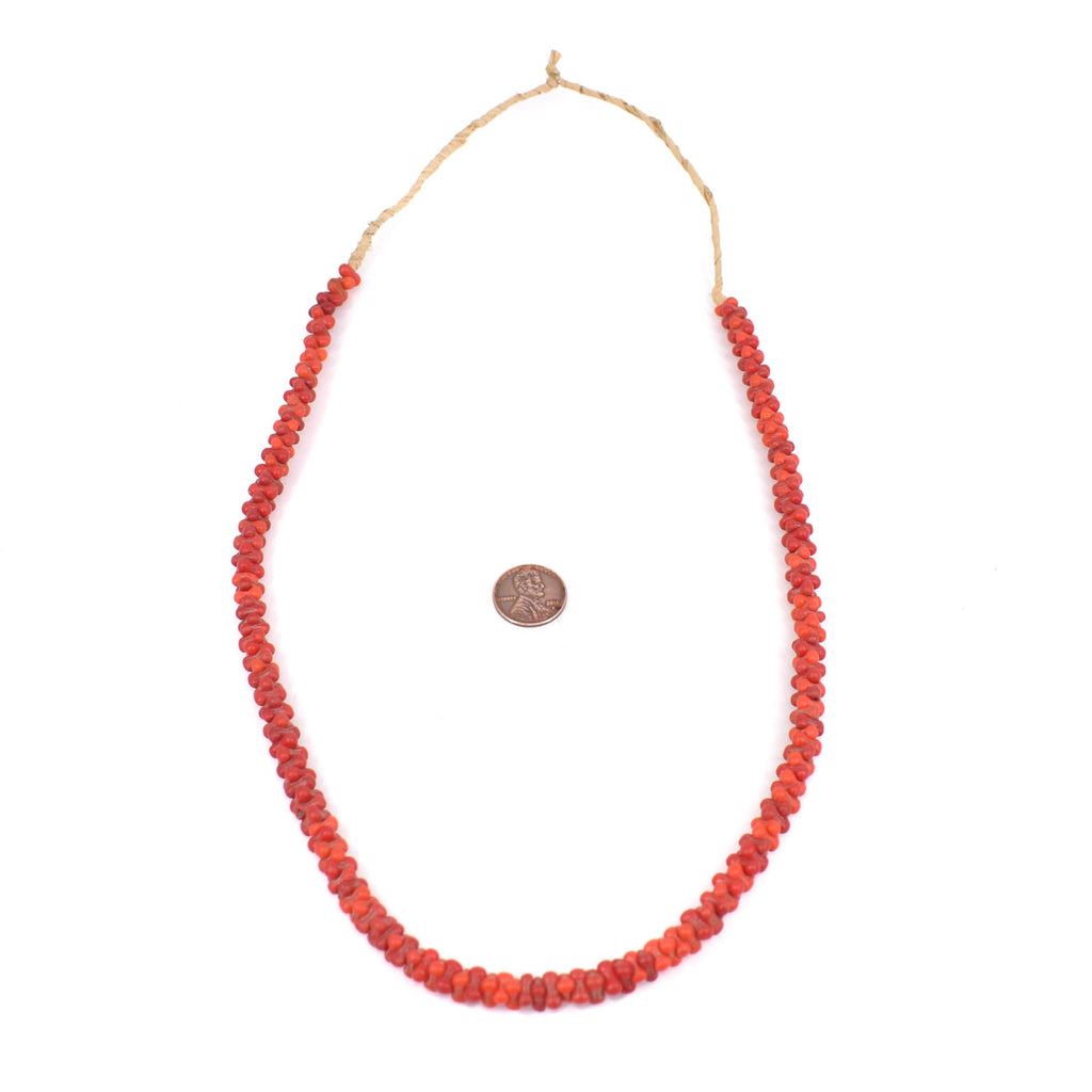 Red Bone Bohemian Trade Beads