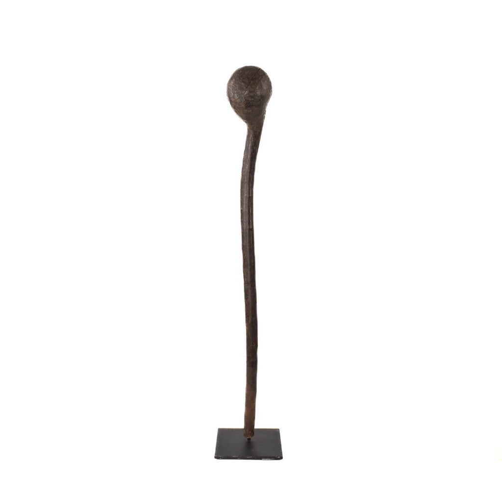 Zulu Knobkerrie Carved Walking Stick South Africa