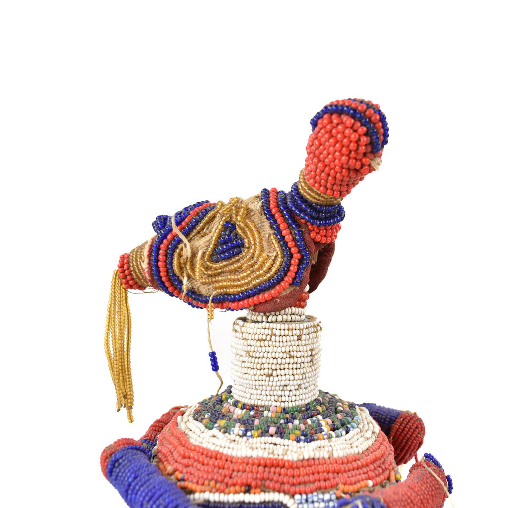 Yoruba Beaded Medicine Bottle Nigeria Sidley Collection