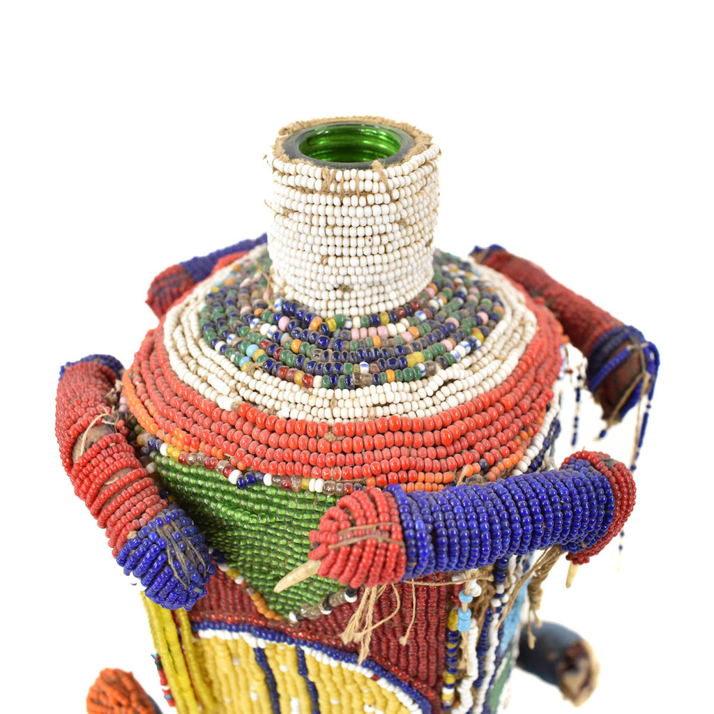 Yoruba Beaded Medicine Bottle Nigeria Sidley Collection