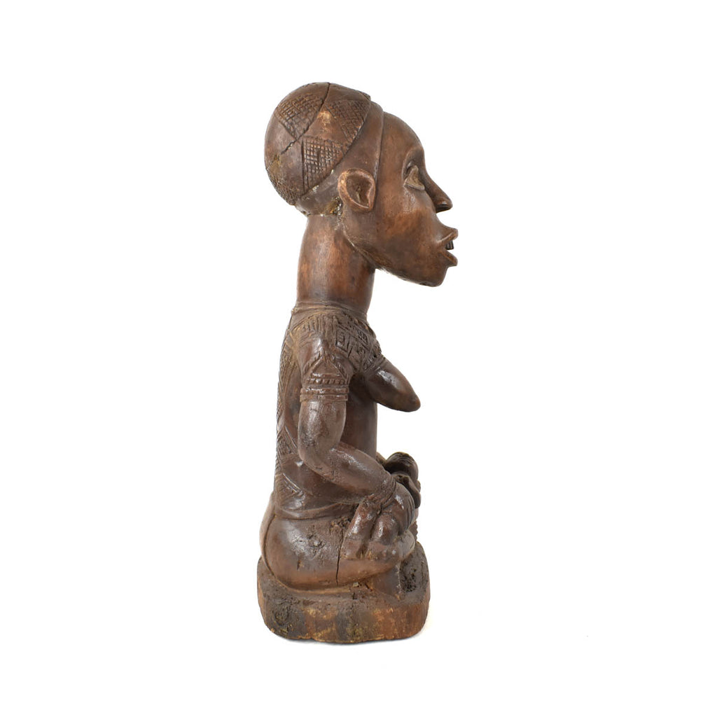 Kongo Maternity Figure on Base Congo Pearson Collection