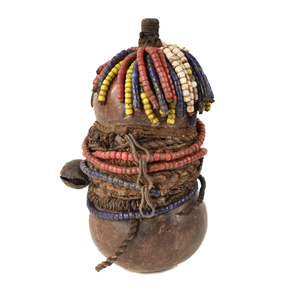 Nyamwezi Beaded Fertility Doll Gourd Tanzania