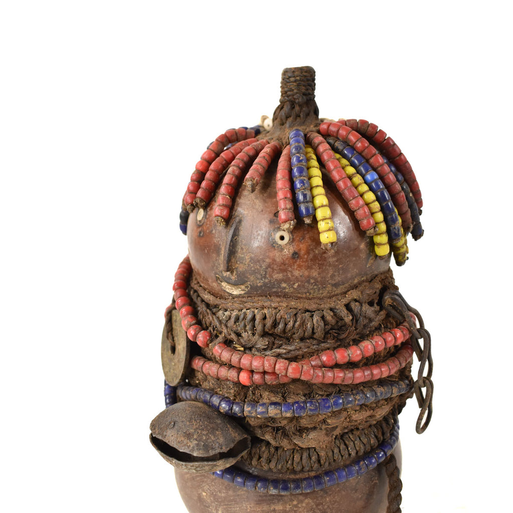 Nyamwezi Beaded Fertility Doll Gourd Tanzania
