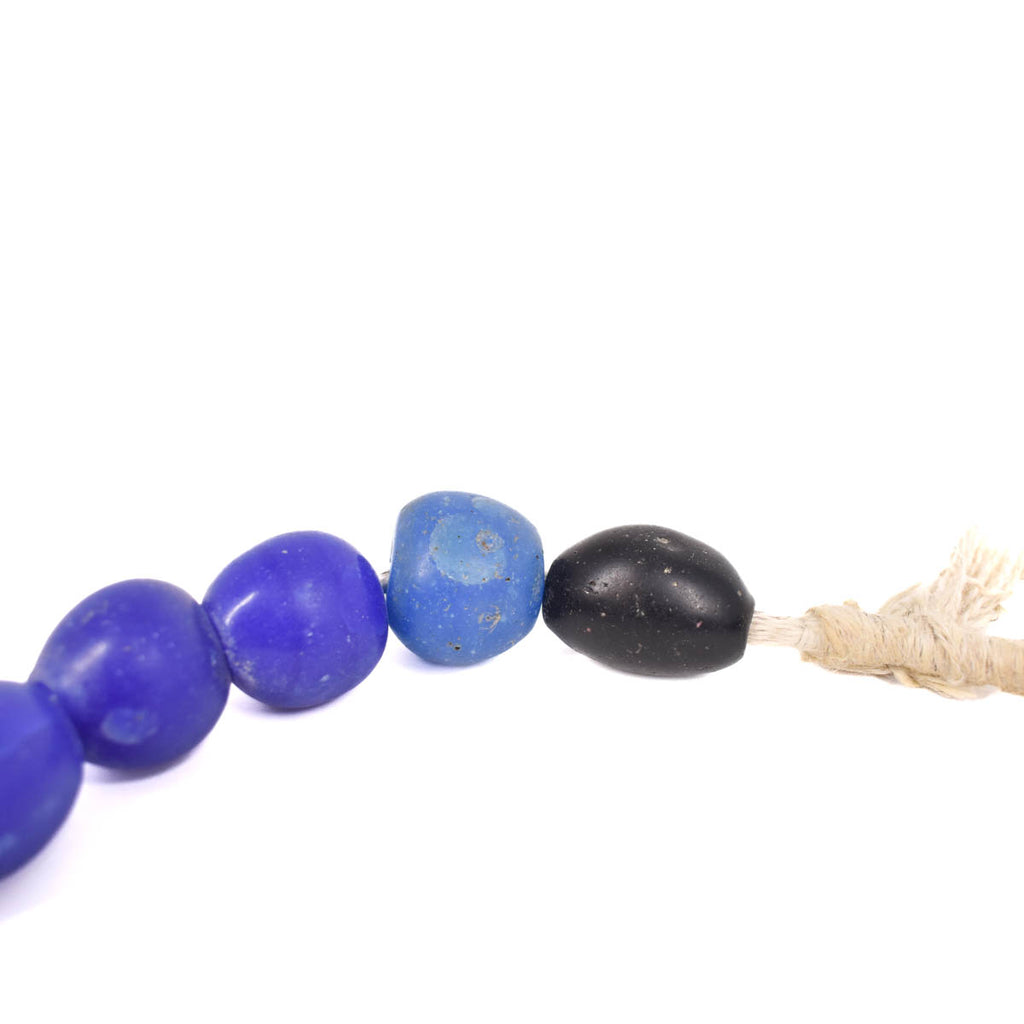 Blue Round Bohemian Trade Beads Sidley Collection