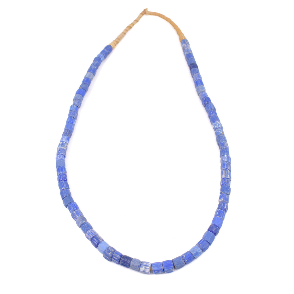 Russian Blue Bohemian Trade Beads Czech