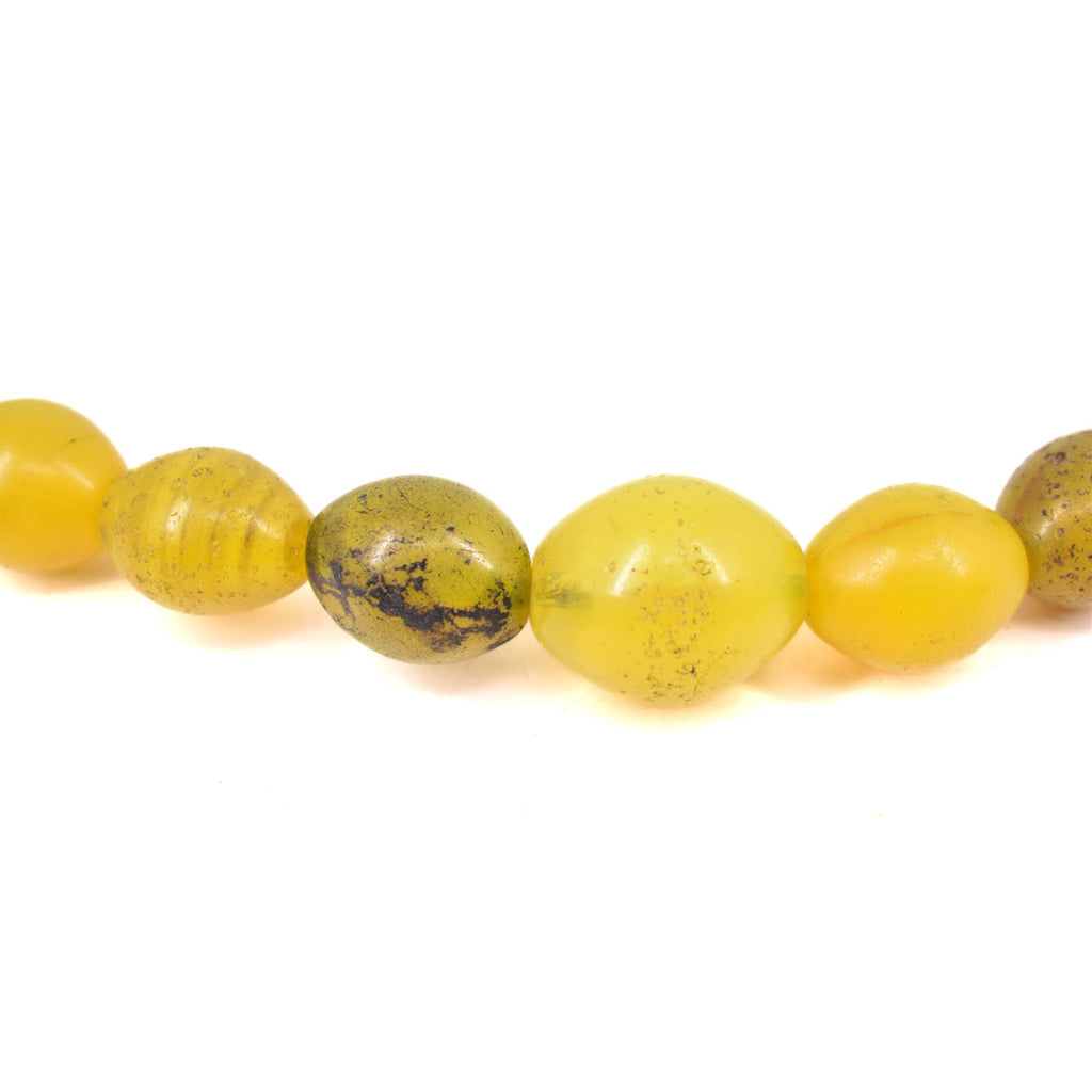 Yellow Pigeon Egg Trade Beads