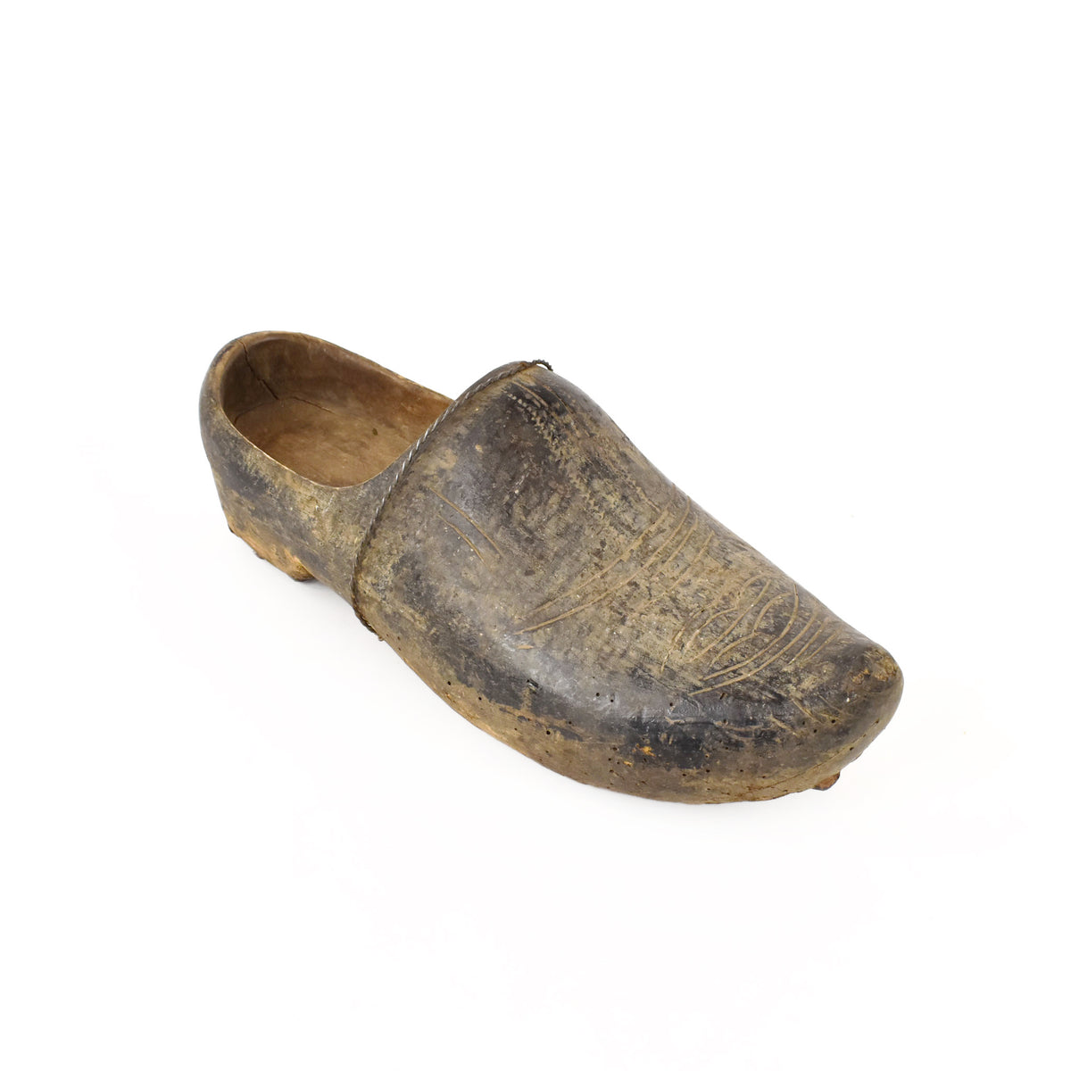 Antique Wood Shoe with Metal Cleats Morocco – Africa Direct