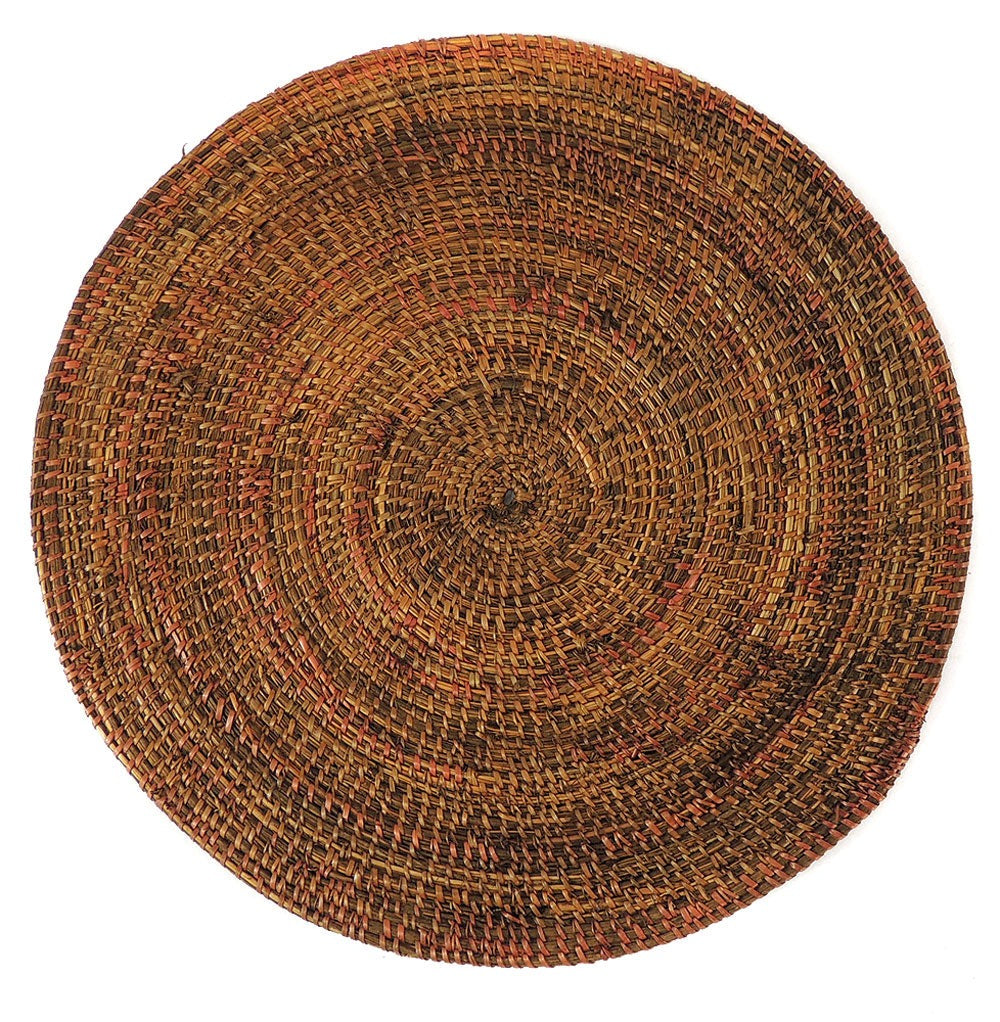 Tutsi Tight Weave Flat Basket Rwanda