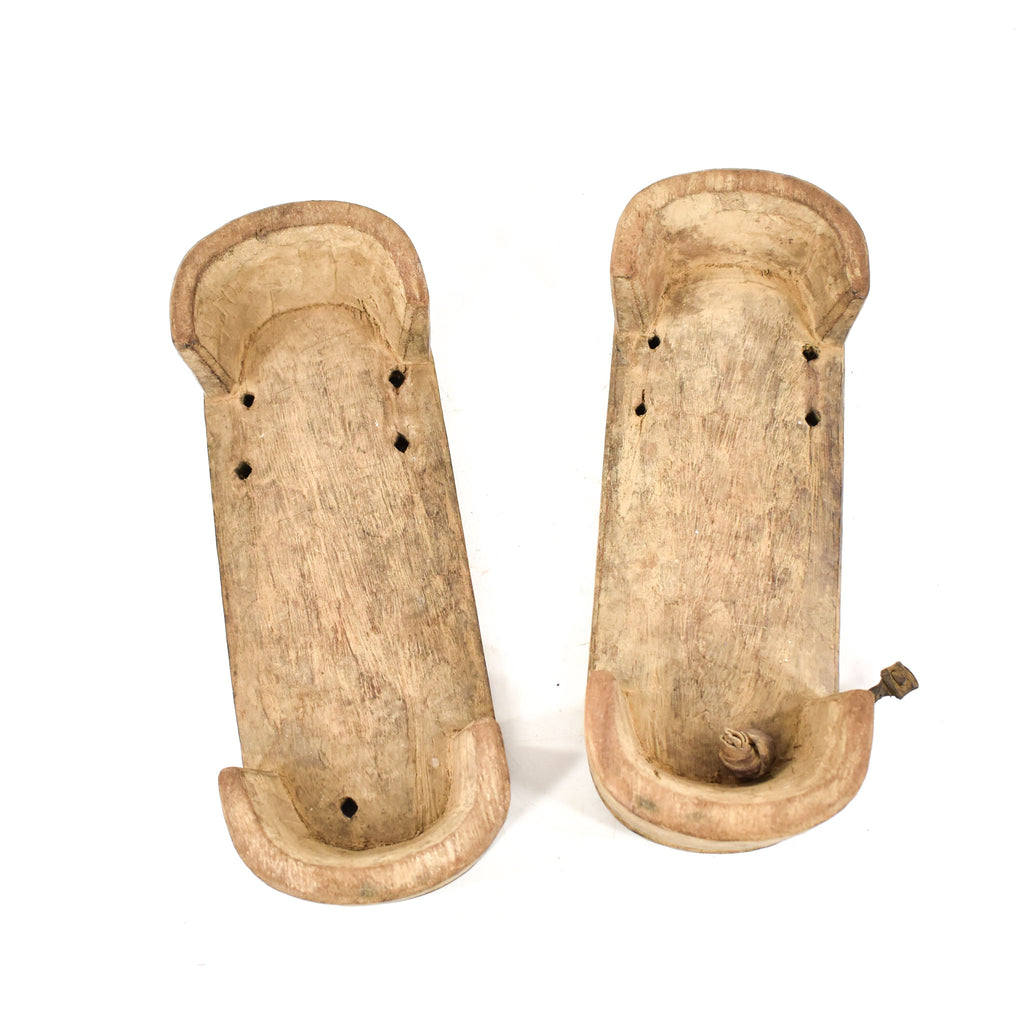 Senufo Old Wooden Sandals Cote D'Ivoire
