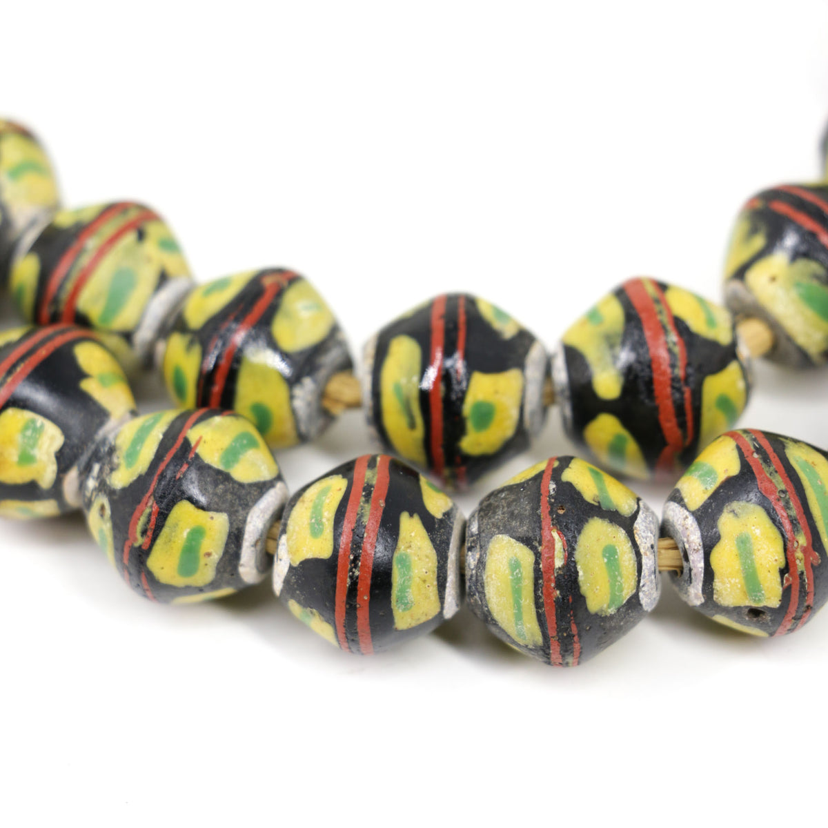 17 Venetian Trade Bead hot Yellow Africa Loose 133319