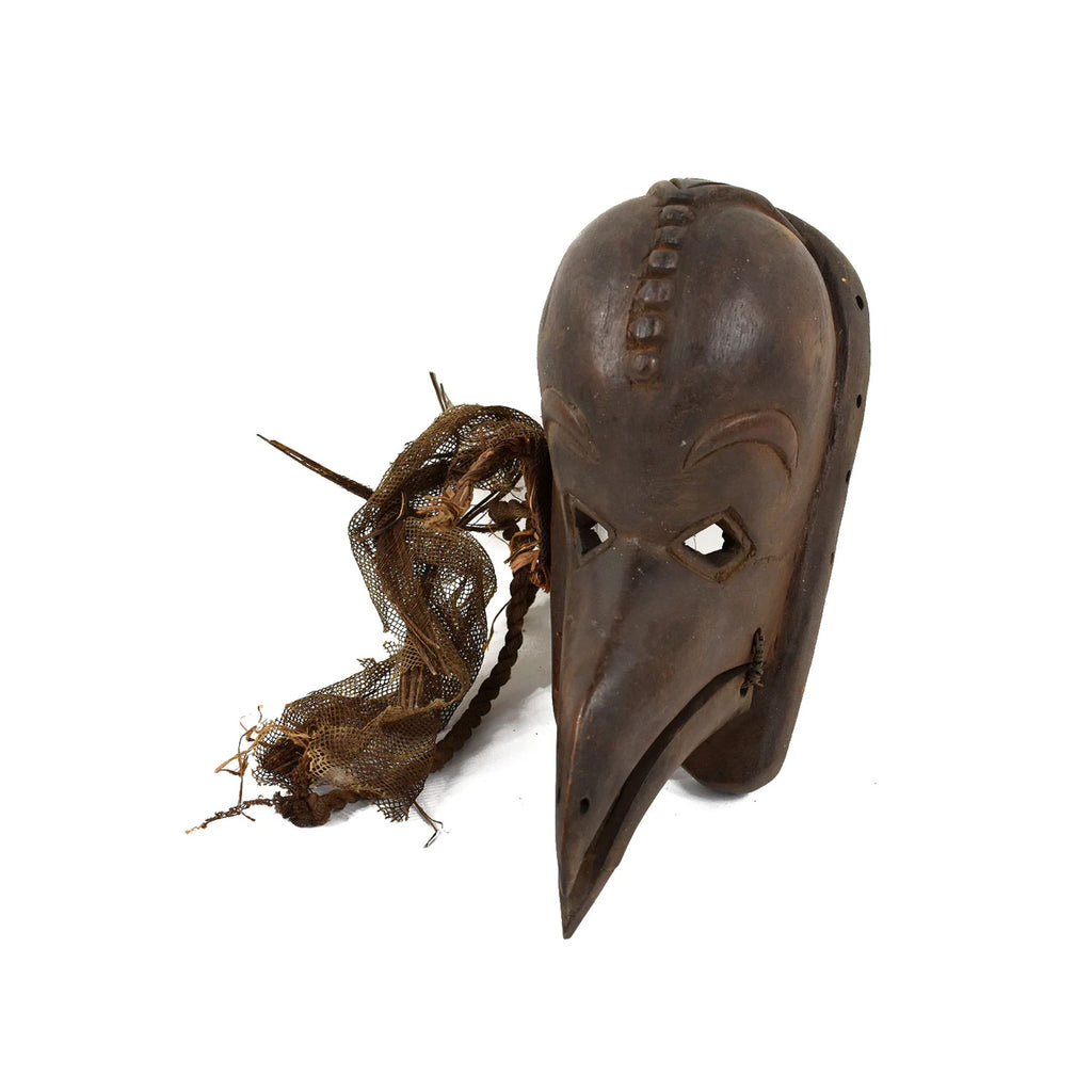 Chokwe Bird Mask with Moveable Jaw Angola
