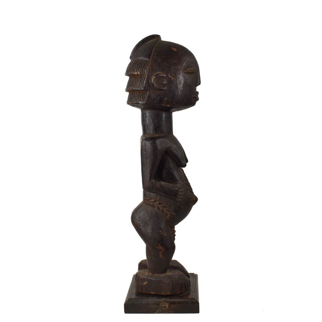 African Artwork Side View