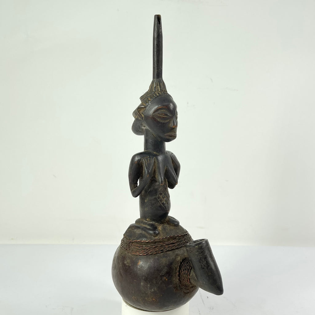 Luba Gourd Pipe Congo