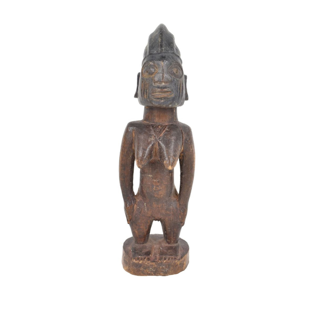 Yoruba Ibeji Female Miniature Figure 11.5 Inch Nigeria