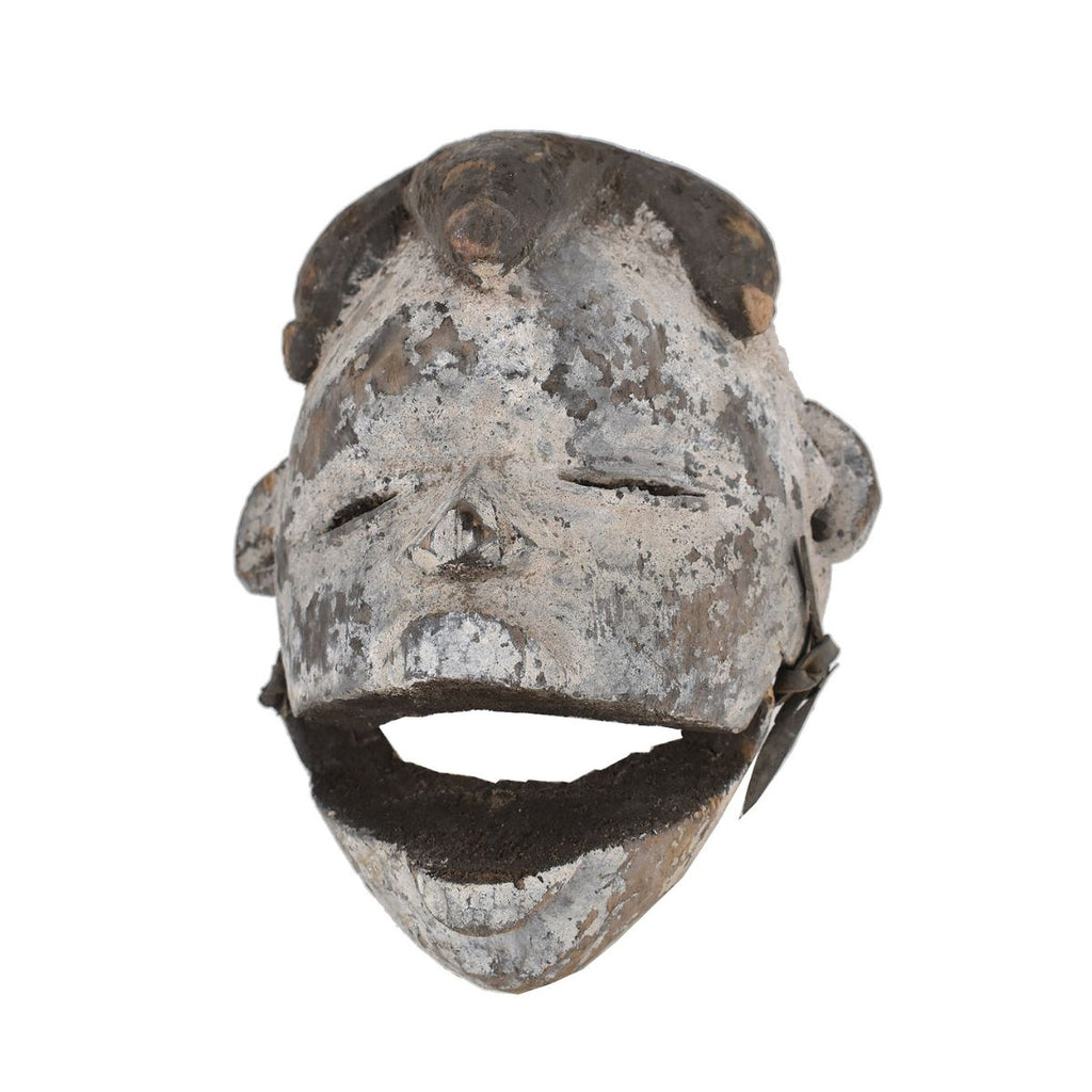 Ogoni Wood Mask with Articulating Mouth Nigeria