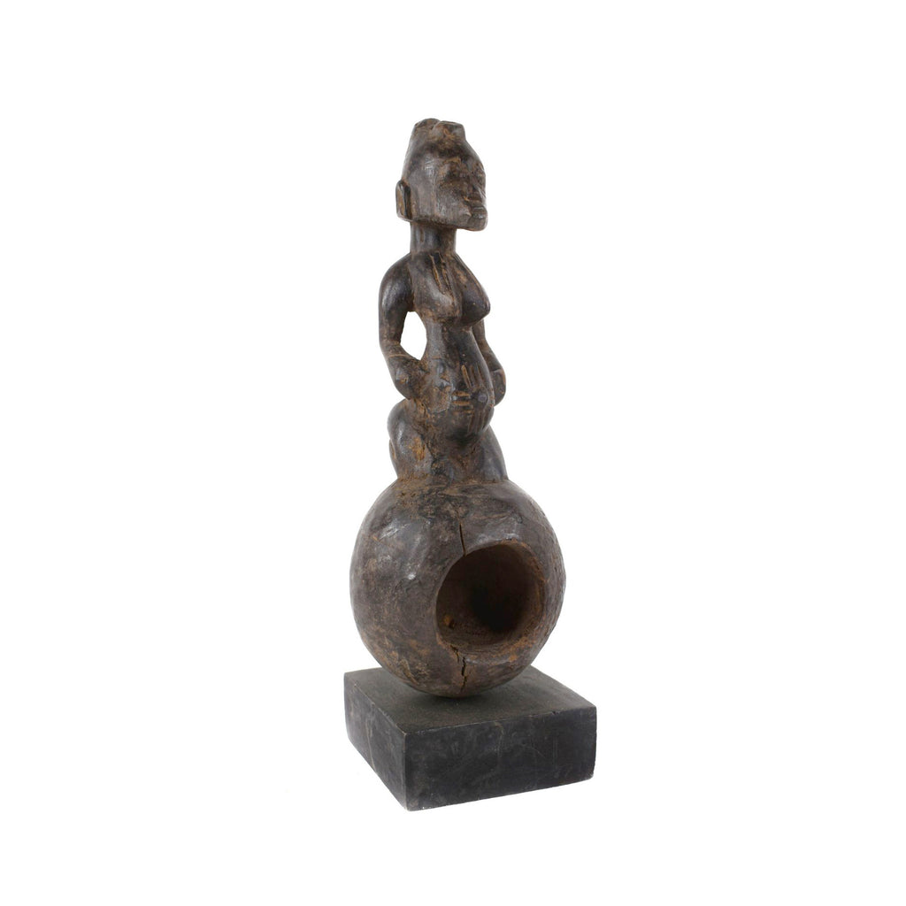 Senufo Figural Ladle on Custom Base Côte d'Ivoire