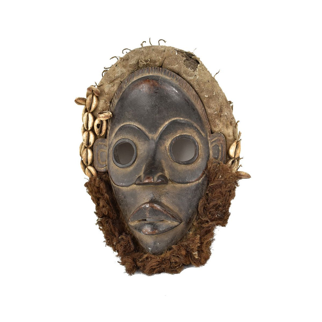 Dan Deangle Mask with Shells and Fur Liberia