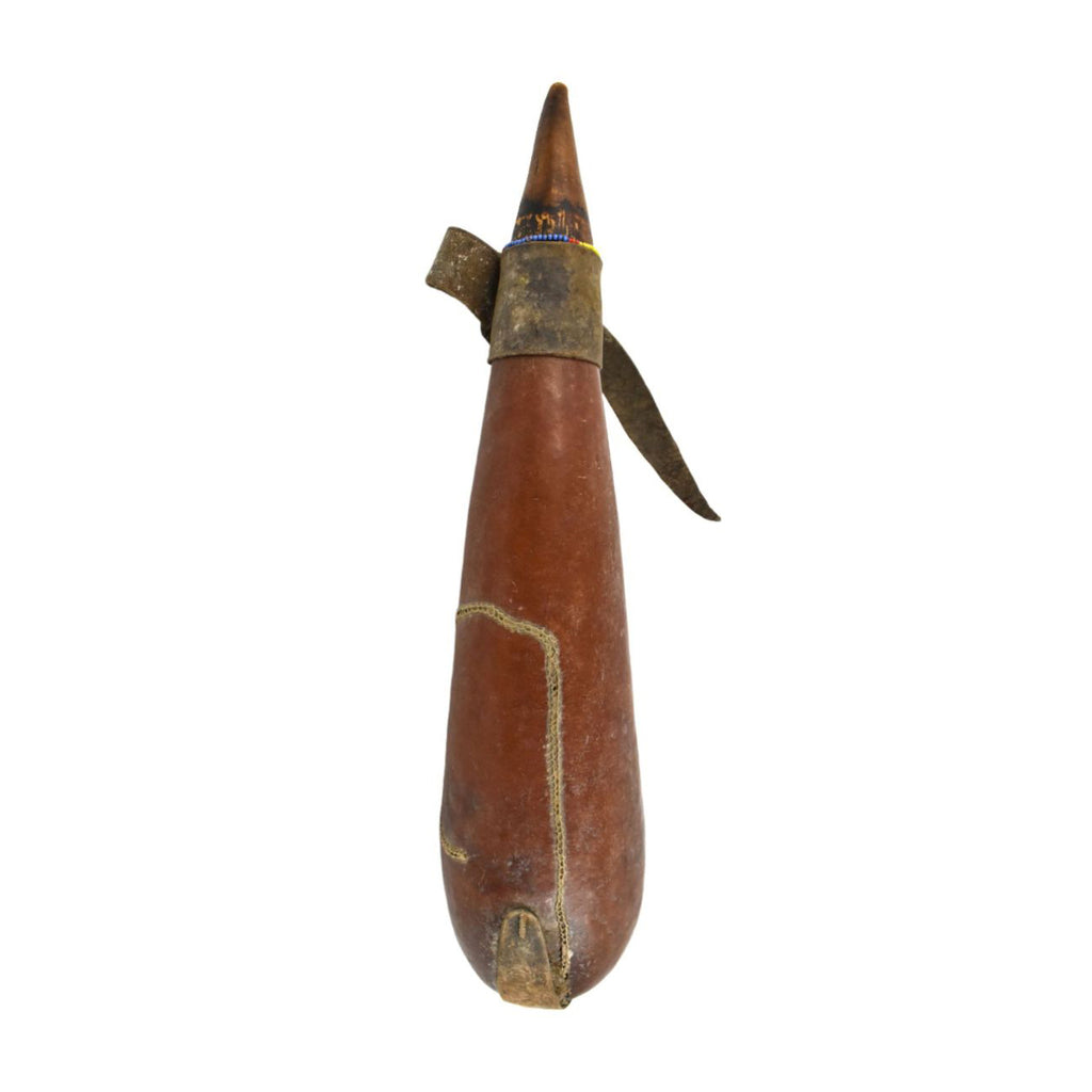 Maasai Beaded Milk Gourd Container Kenya