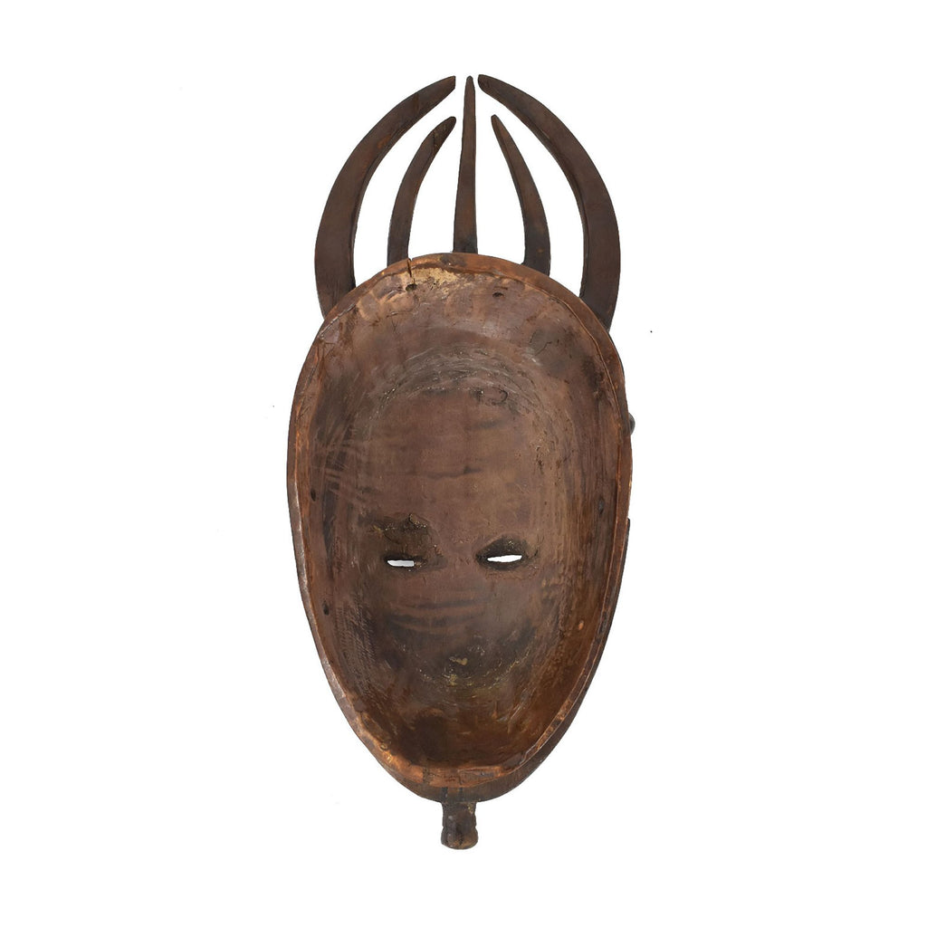 Yaure Wood Mask with Horns