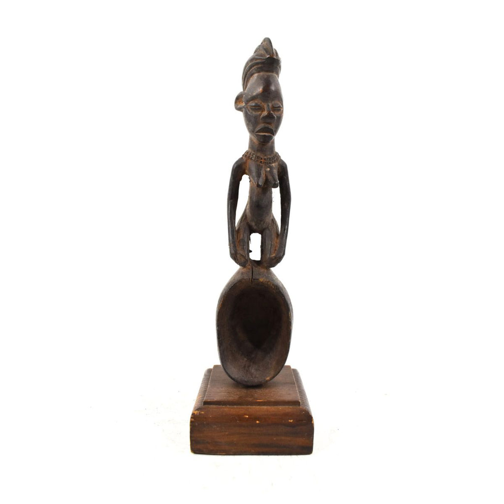 Yaka Miniature Spoon on Base 12 Inch Congo