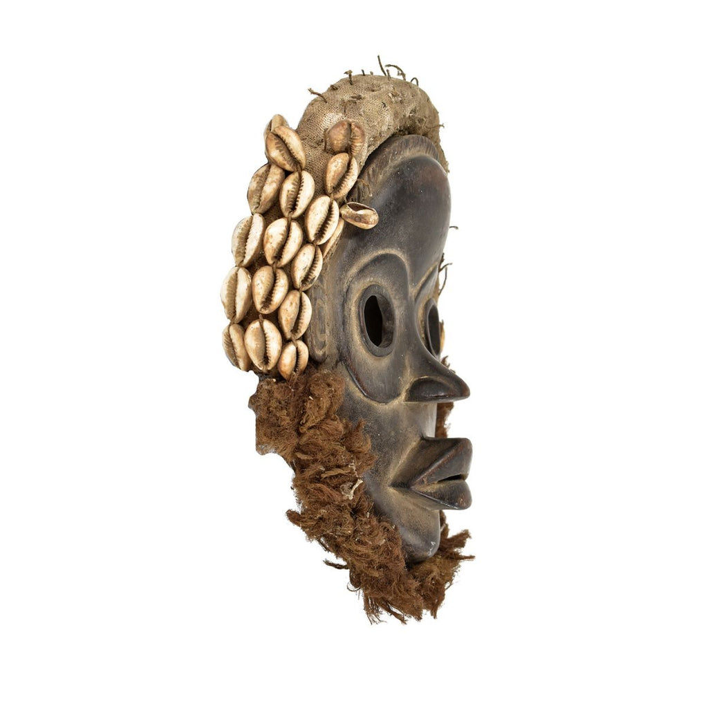 Dan Deangle Mask with Shells and Fur Liberia