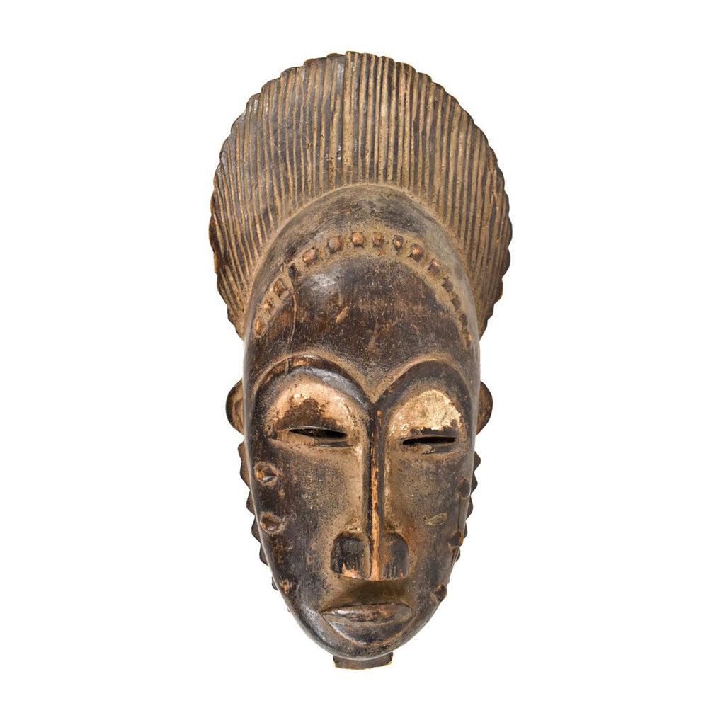 Yaure Mask with Serrated Beard Côte d'Ivoire