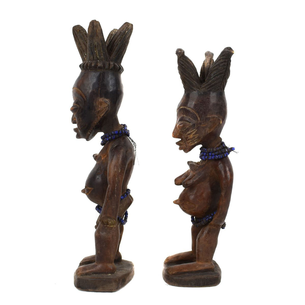 Yoruba Ibeji Pair of Twin Figures Nigeria