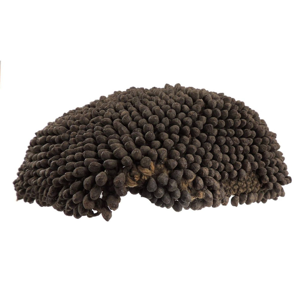 Bamileke Chief's Hat with Clay Beads Cameroon