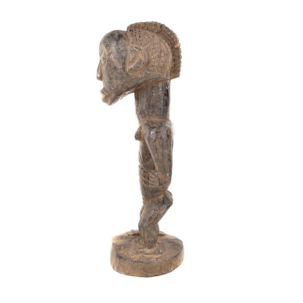 Hemba Standing Female Miniature Figure 12.5 Inch Congo