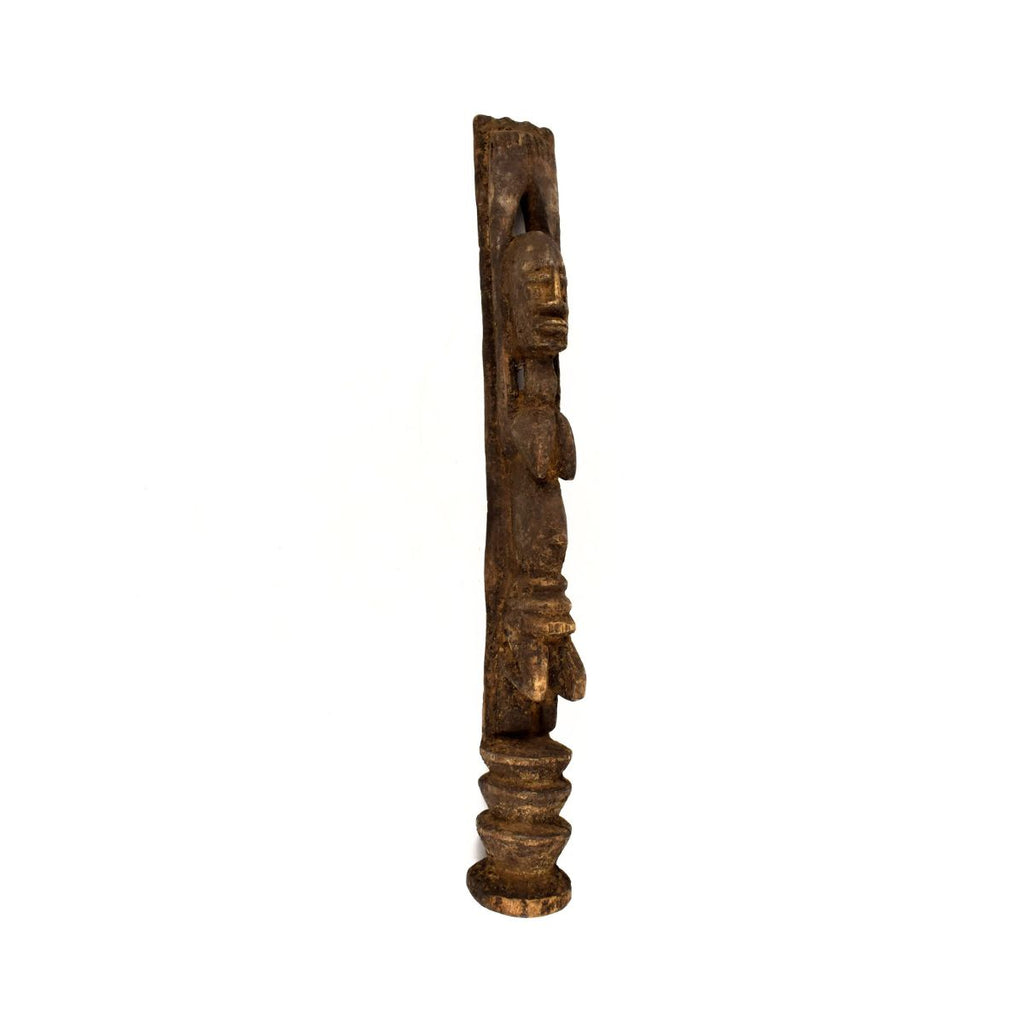 Dogon Tellem Statue Dense Wood Mali 19 Inch
