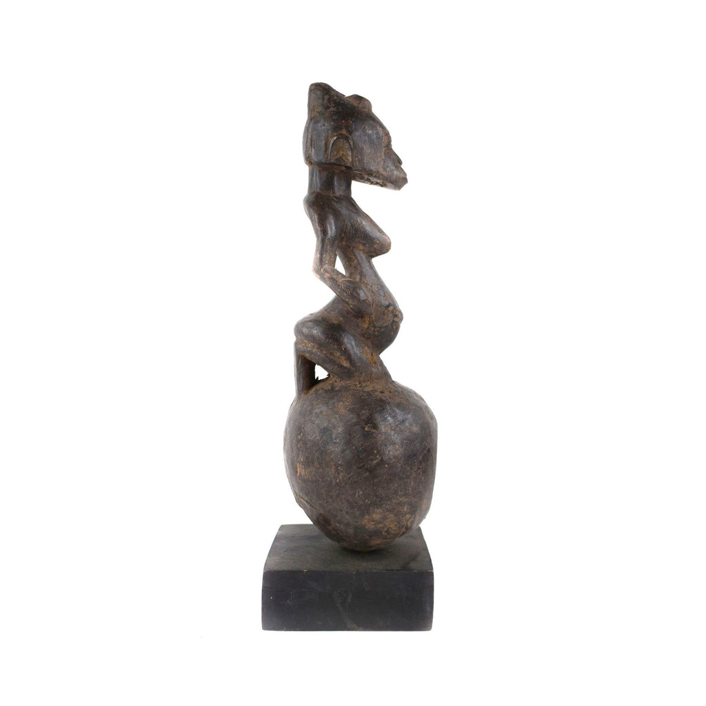 Senufo Figural Ladle on Custom Base Côte d'Ivoire