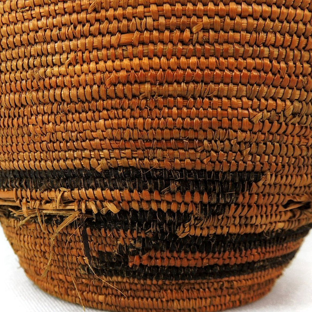 Tutsi Tight Weave Basket with Lid Rwanda