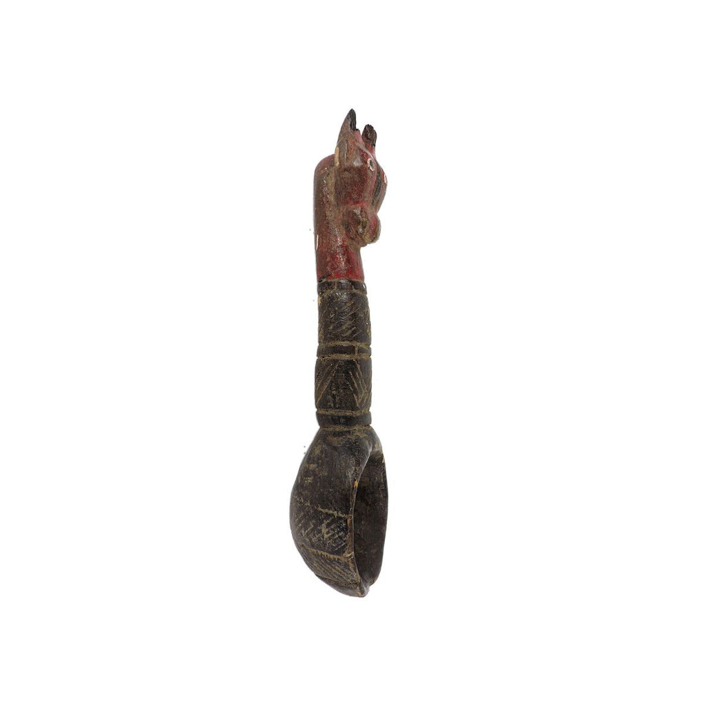 Igbo Animal Wood Spoon
